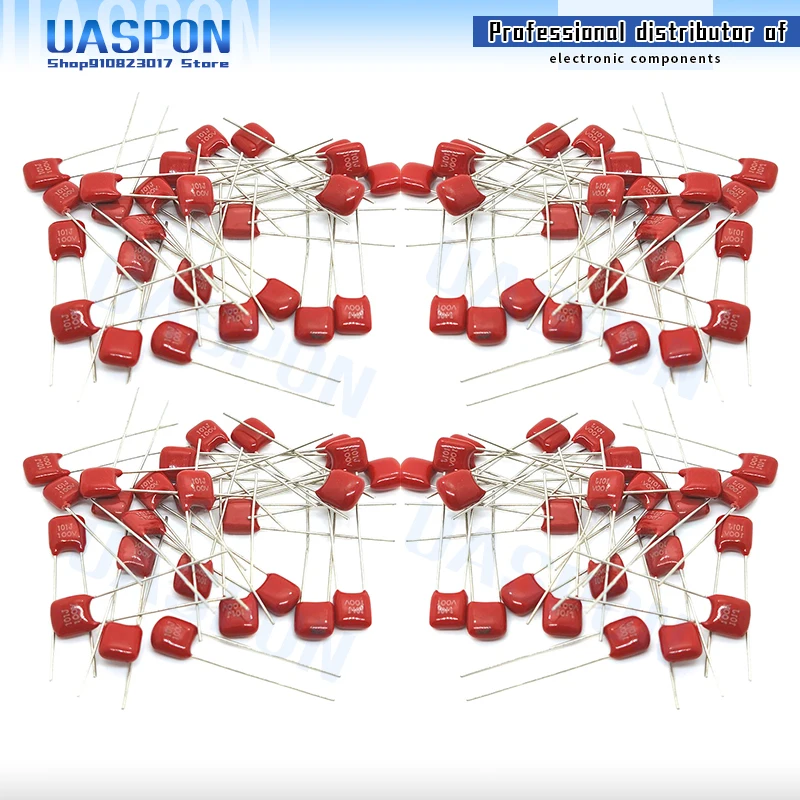 

20 шт. 100V471J 470PF шаг 5 мм 100 в 471 CBB полипропиленовый пленочный конденсатор