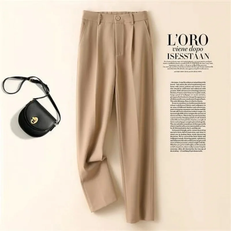 Khaki [regular/Cropped pants]]
