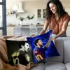 M-MessiS Pillow Covers Cartoon Sofa Decorative Home Double-sided Printing Short Plush Cute Cushion Cover 3