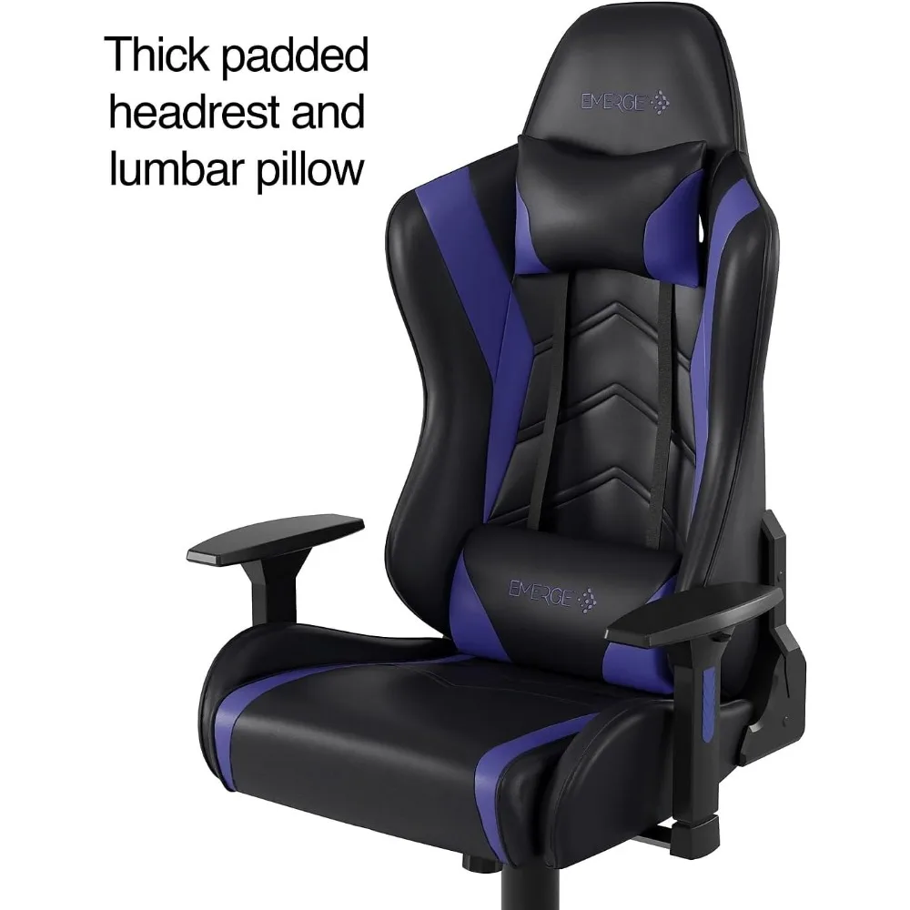 24326200  Vartan Gaming Chair Blue 4