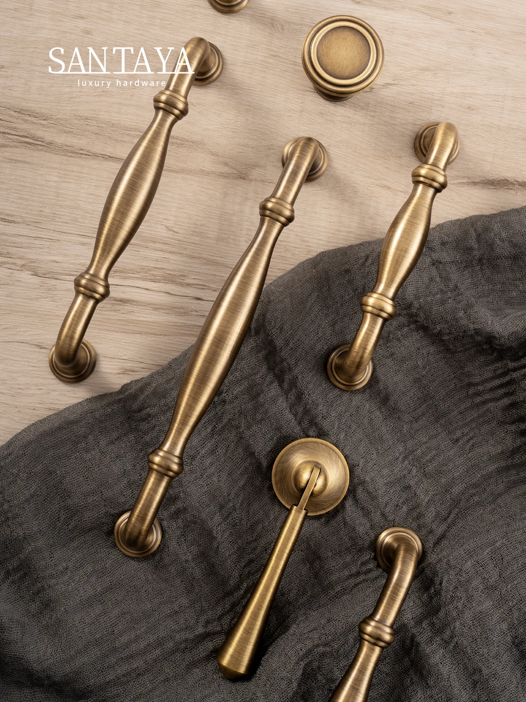 Antique Brass Cabinet Pulls 2