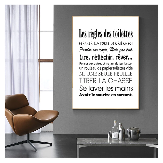 Affiche Humoristique avec Mauvaise Odeur pour Décoration de Maison,  Peinture sur Toile Minimaliste, WC, Toilette, Art Mural, Image Imprimée -  AliExpress