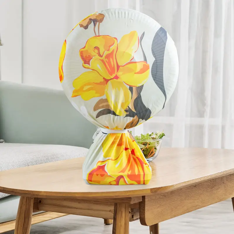 Household Electric Fan Covers Nordic Elasticity Round Table Dust-proof Cover Safety Storage Protection All-inclusive Cases