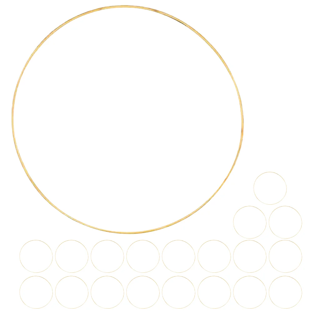 

10pcs Wreath Iron Hoops Macrame Hoops Wall Hanging DIY Crafts Dream Catcher Rings