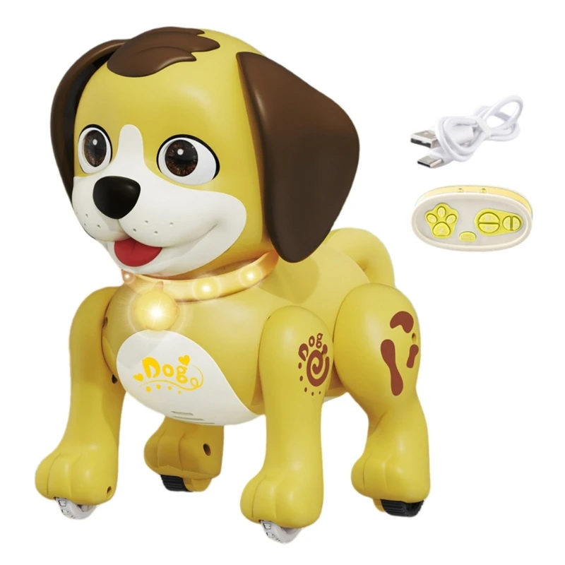 Remote Control Robot Pet Toy LED Music Animal Toy Toddlers Crawling Learning Toy 3