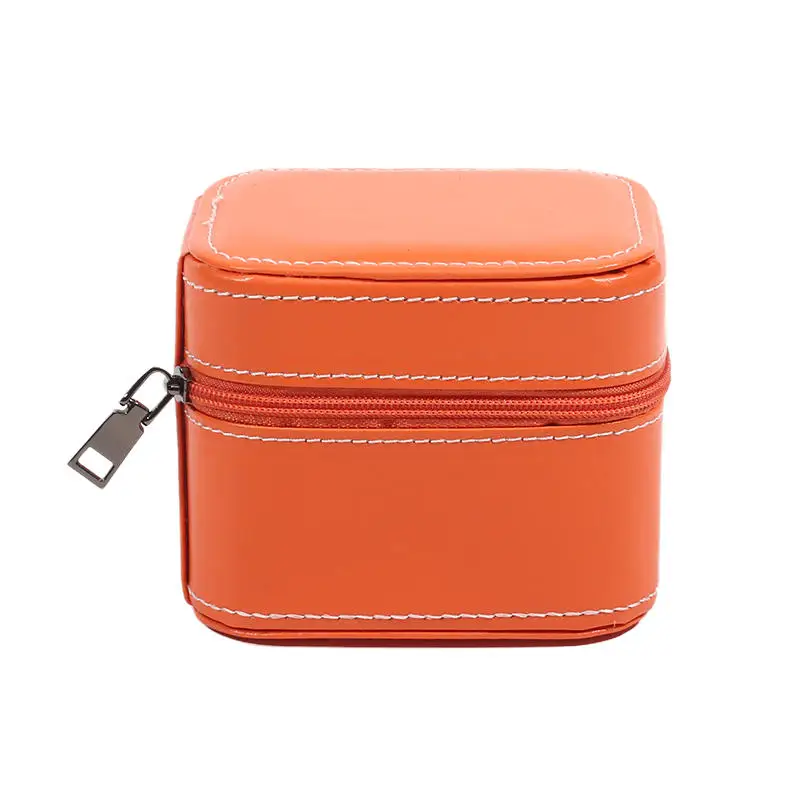 Travel Watch Case ⌚ Single Watch Case – Leather Watch Travel Case with Removable Cushio... - SKU TWC01106 - UGI Packaging