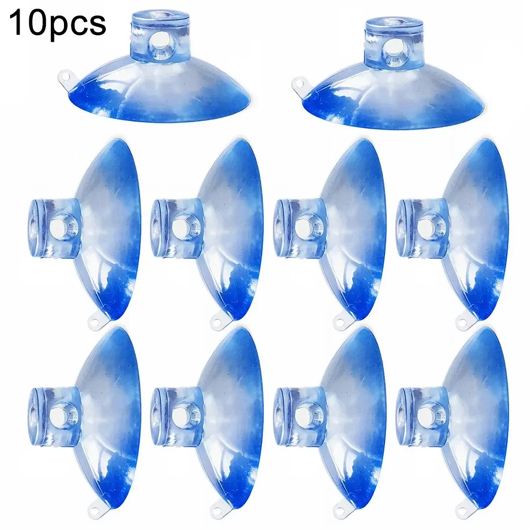 10PCS Mushroom Head Clear Suction Cups Thumb Nut Strong Vacuum Suckers PVC Kitchen Bathroom Window Wall Car Hooks