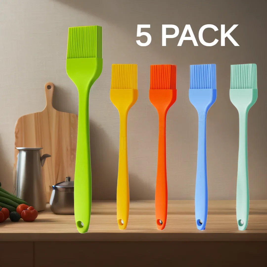 5/3/2/1pcs Silicone Kitchen Brush Basting Pastry Brush Cooking OilBrush for Sauce Butter Marinades Food Brushes BBQ Grill Baster 5/3/2/1pcs Silicone Kitchen Brush Basting Pastry Brush Cooking OilBrush for Sauce Butter Marinades Food Brushes BBQ Grill Baster