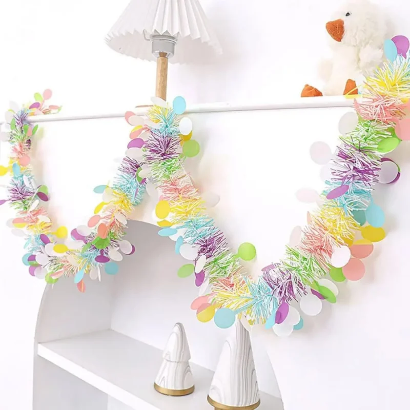 Colorful Easter Pom Garland 5