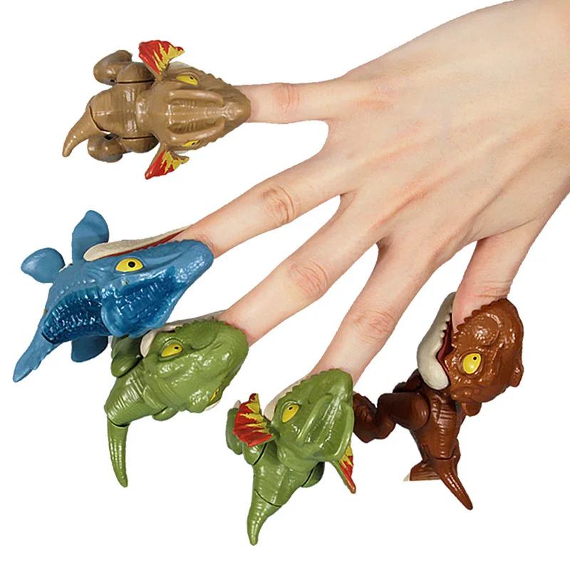 Finger-biting Dinosaurs Movable Joints Size Simulation Dinosaur Model Toys  Children's Educational Toys Christmas