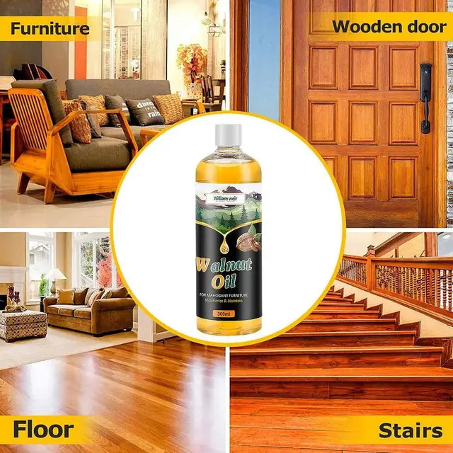 10.15 Oz Natural Walnut Oil Wood Furniture Cleaner And Polish Deep  Nourishing Floor Care Prevent Cracking And Deformation - AliExpress