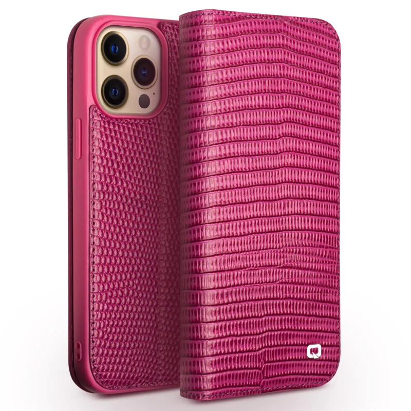 

Crocodile Pattern Cowhide Leather Flip Cover For Iphone 14 13 12 11 Pro Max Women Gift Card Slot Wallet Pocket Protection Cases