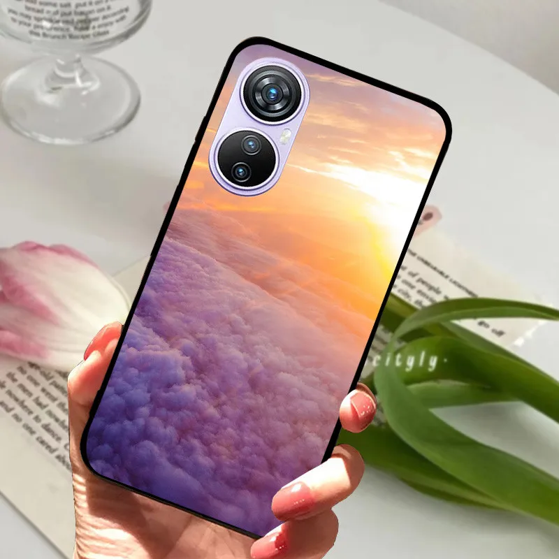 Animal Cartoon Soft Silicone Black Phone Case, 6.67 Premium Cover