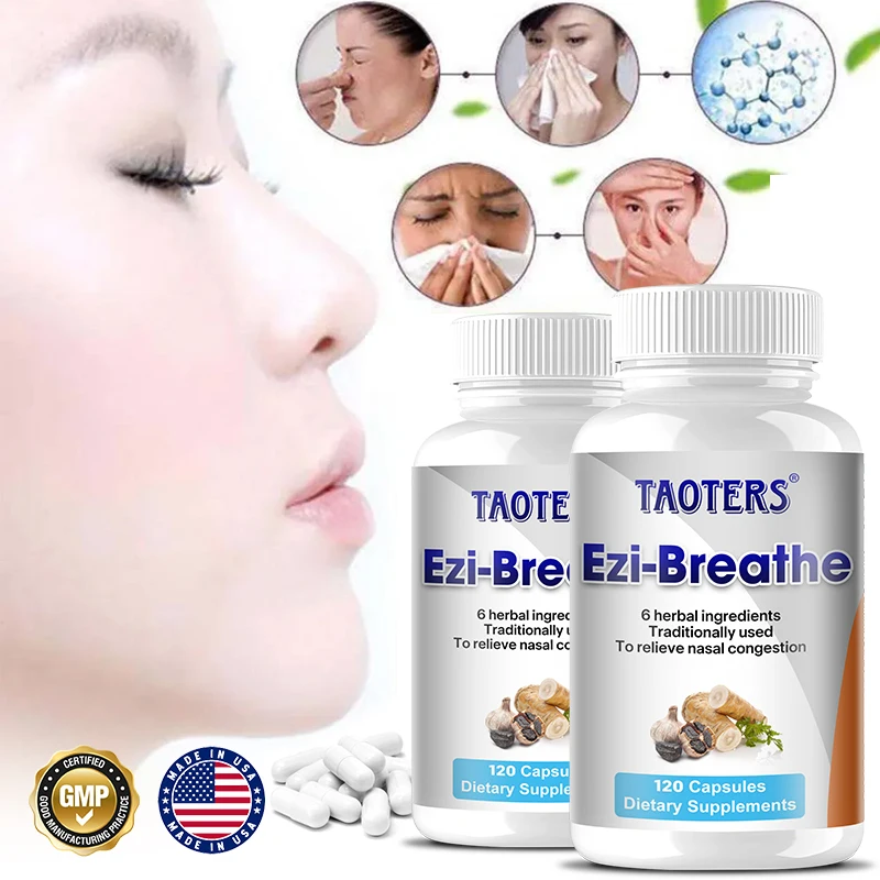 

Sinus Relief Supplement - Supports Sinus and Nasal Discomfort - Non-drowsy and Fast-acting