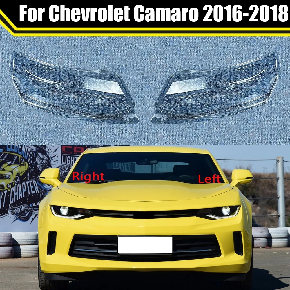 

Auto Light Lamp For Chevrolet Camaro 2016 2017 2018 Car Headlight Cover Lens Glass Shell Front Headlamp Transparent Lampshade