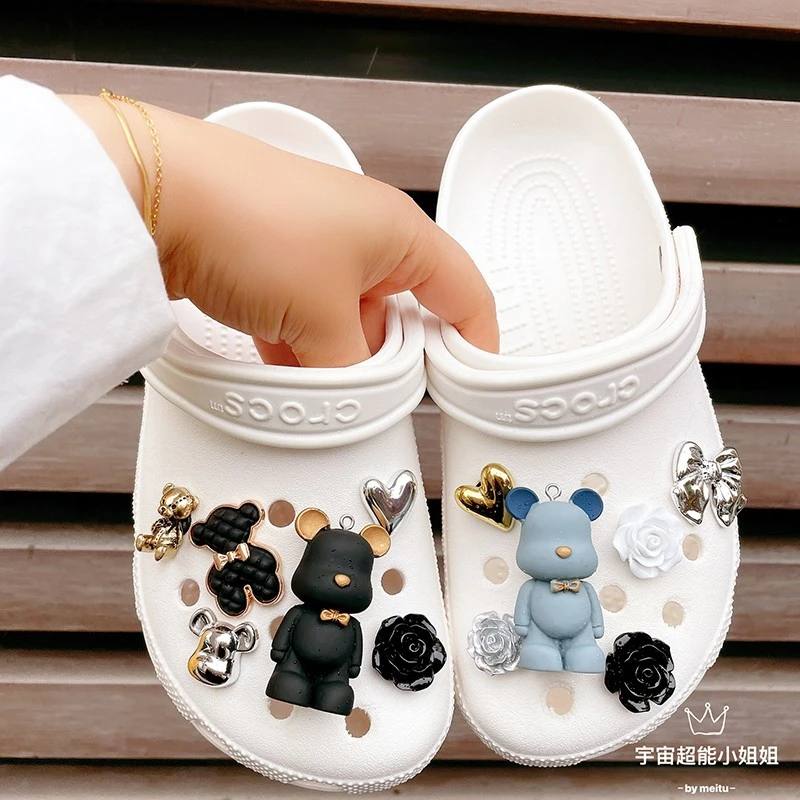 Diy Cute Croc Charms Designer Fashion Brand Cartoon Balloon Dog Shoes Charms  For Crocs Hot Sale Quality Clogs Shoes Accesorios - Shoe Decorations -  AliExpress