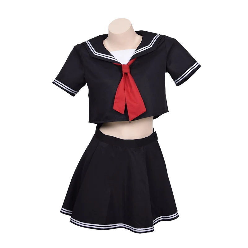 Fate Grand Order Cosplay FGO Alter Jeanne d'Arc Cosplay Costume Girls JK Uniforms Navy Collar Short Sleeve Sailor Suit for Women