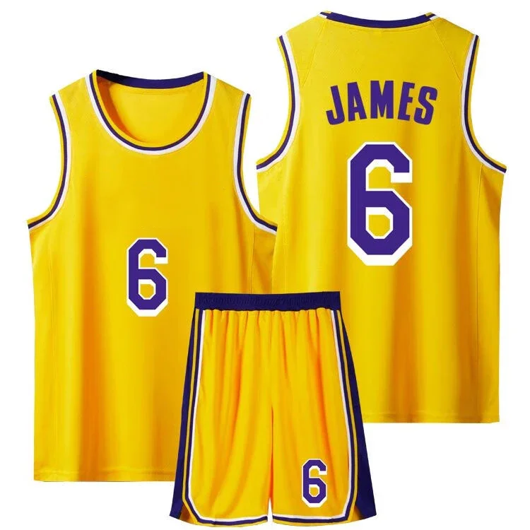 2024 Summer 4-14 Years Children's Kids Boys And Girls Sweat-absorbent & breathable 3D Print Short Sleeve Basketball Uniforms Top 2