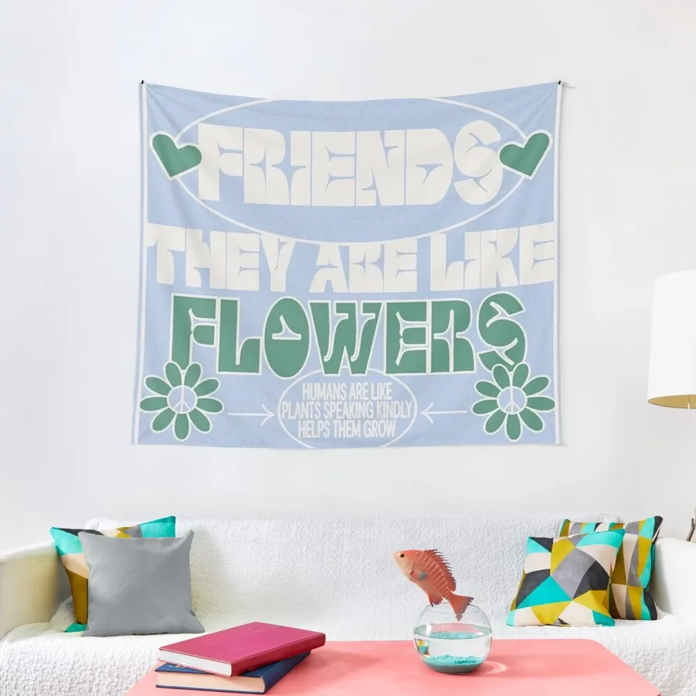 

Голубой и зеленый датский гобелен на заказ, настенный ковер для спальни, украшение для эстетических комнат, декоративный гобелен