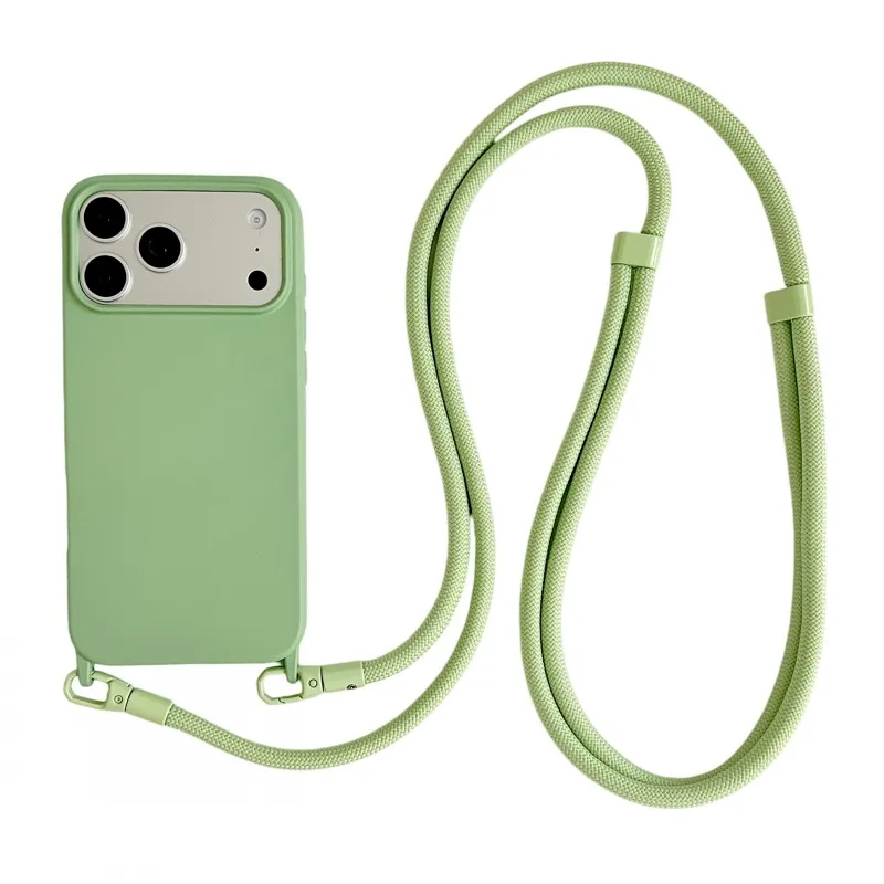 Enhanced Shockproof Crossbody Lanyard Phone Case with Neck Strap and Soft Touch Finish