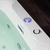 72" Freestanding Bathtub with Whirlpool Water Jetted and Air Bubble，Heated Soaking Combination Bathtub with LED Control Panel 4