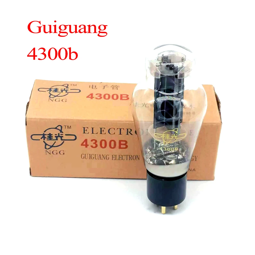 Guiguang 4300B vacuum tube Titanium Plate Golden Grid Original Box Packed Replace WE300B Linlai 300B Shuguang 300B electron tube 2