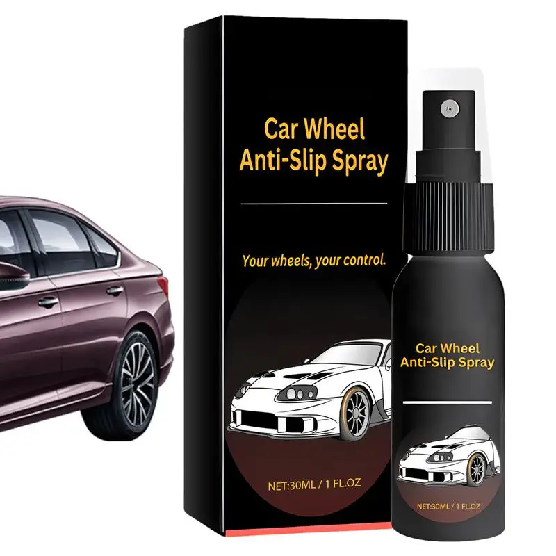

Wheel Non-Slip Cleaning Agent 30ml Cleaning Refurbishing Agent Anti-Skid Spray Car Wheel Detergent Care And Maintenance Agent