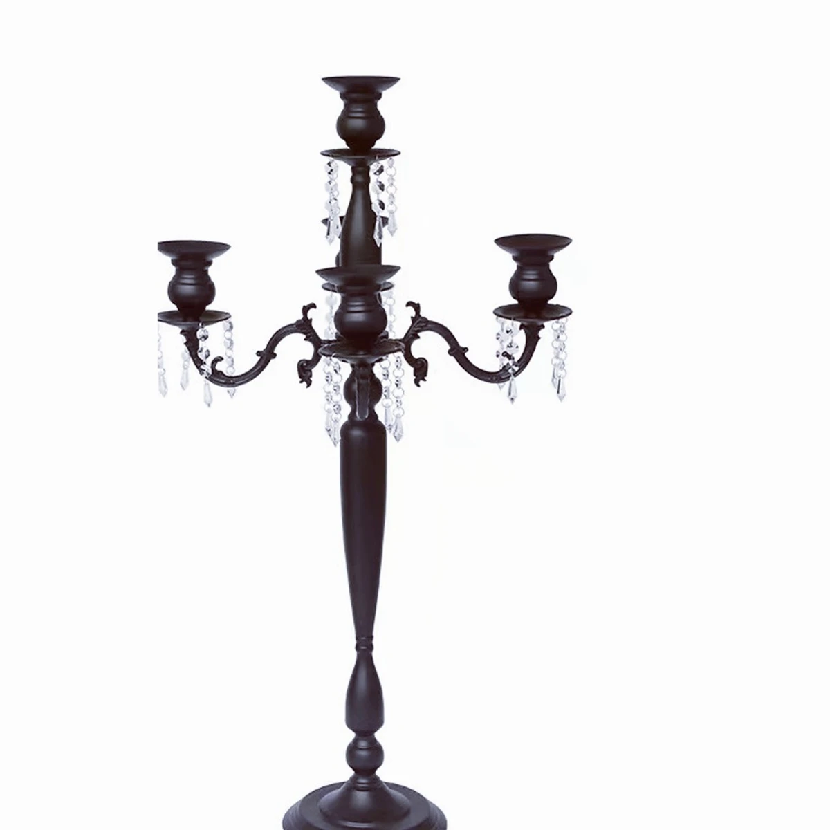 10pcs)Metal Gold Candle Holders For Wedding Candelabra 5 Arm Candle Stand For Wedding Party Table Centerpieces
