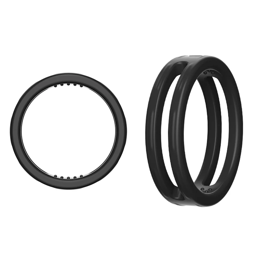 Silicone Penis Ring Reusable Scrotum Testis Restraint Male Delay Ejaculation Adult Games SexToy For Men Gay