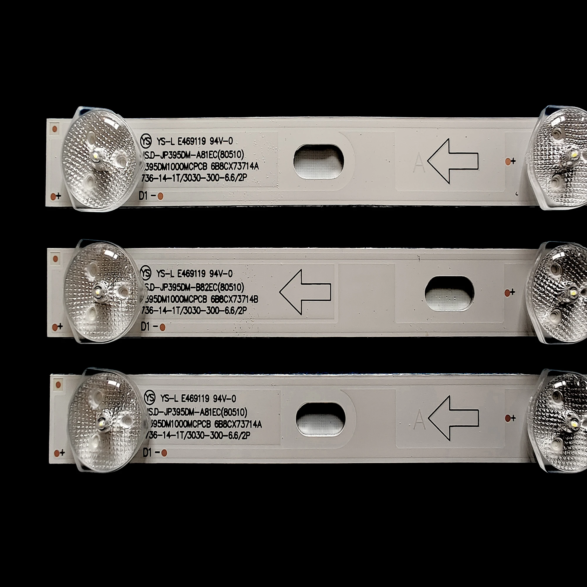 Tira de Luz de Fundo Led Lâmpada para Nesons 40kf520 Js-d-jp395dm-a81ec Js-d-jp395dm-b82ec E395dm1000 Mcpcb D40-m30 40bf400 6v Led - Imagem 3