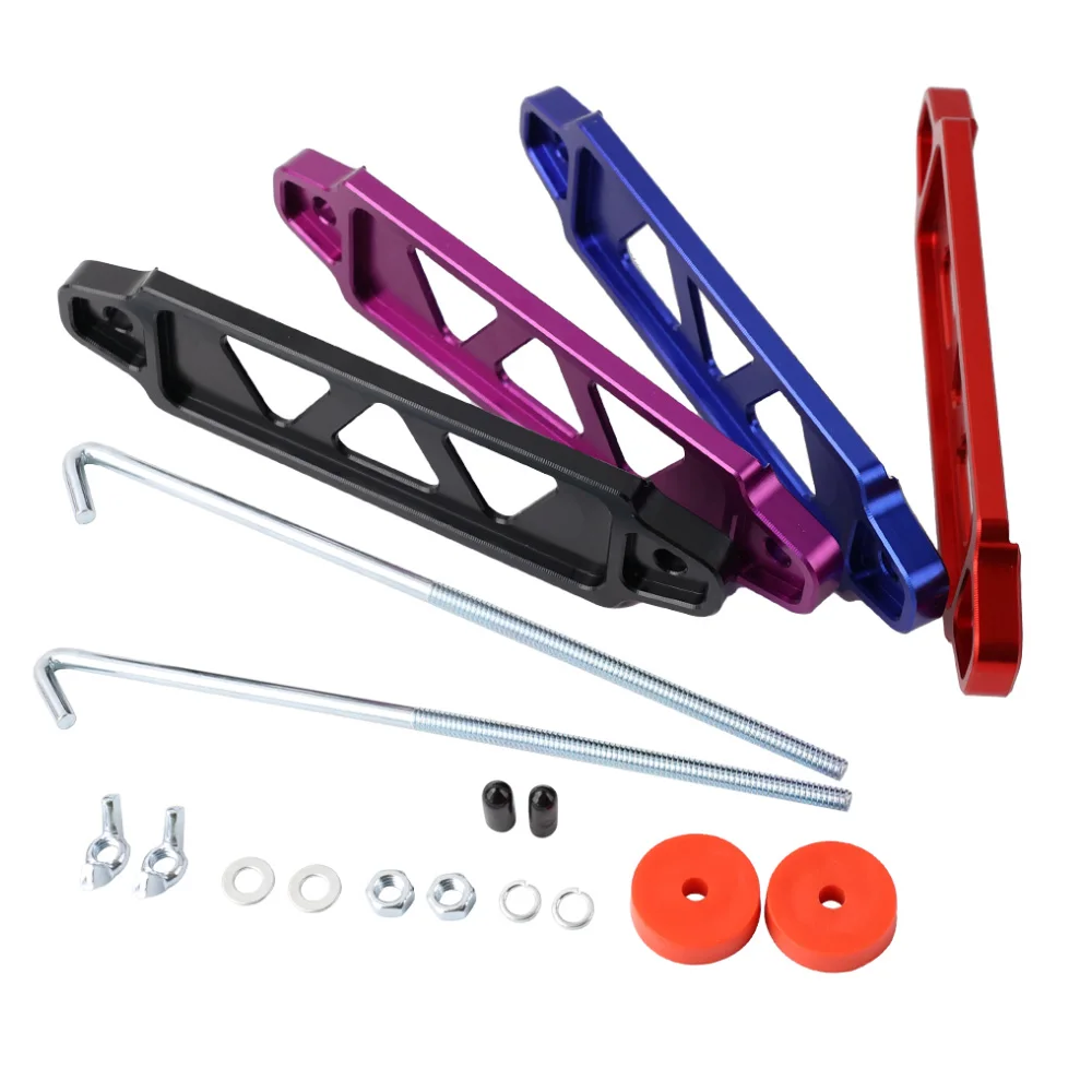 Kimiss Heavy Duty Aluminum Car Battery Tie Down Bracket Hold | Meses Sin Interés - Foto 10