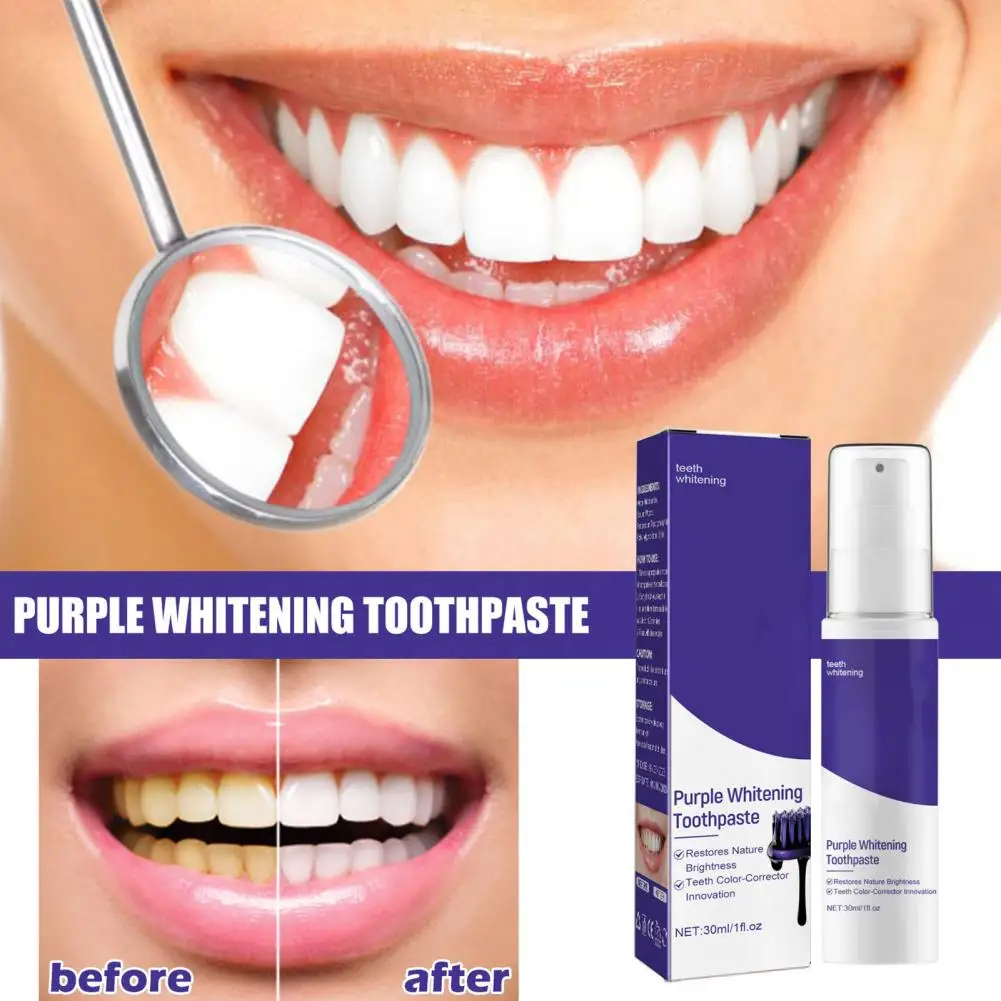 

Mousse Toothpaste Useful Reduce Discoloration Repair Damage Brightening Oral Cleaning Toothpaste Home Supply