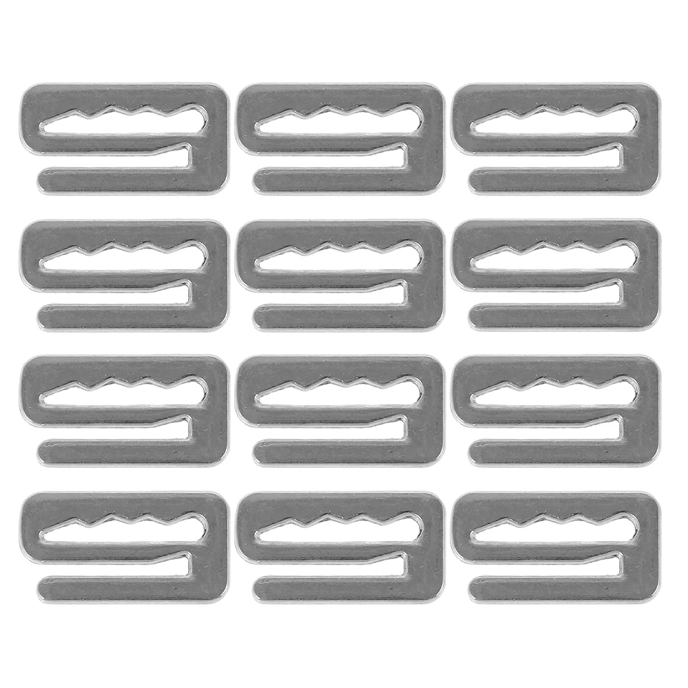 12 Pcs Hair Clip Barber Cape Strap Hook Metal Buckles Adjusters Adjustable Accessories 6