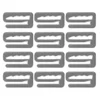 12 Pcs Hair Clip Barber Cape Strap Hook Metal Buckles Adjusters Adjustable Accessories 6