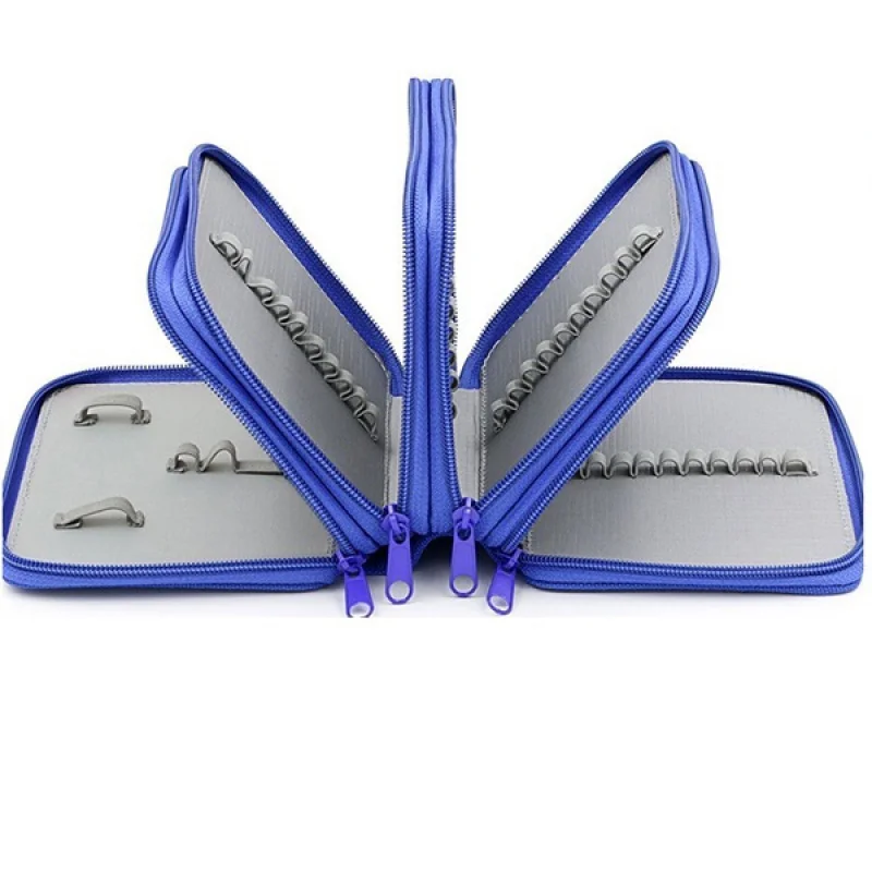 72 Holder Slots  4 Layer  Colored pencil case Large Portable Watercolor Pencil bag