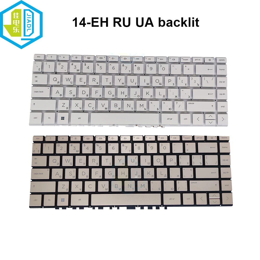

RU Backlight Keyboard For HP Pavilion 14-EH TPN-W154 14-EH000 14-EH0015ST M46023-251 M46024-BD1 Russian Laptop Backlit Keyboards