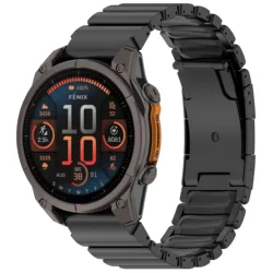 QuickFit Titanium Watch Band Strap, 22mm/26mm - 26mm (Black)