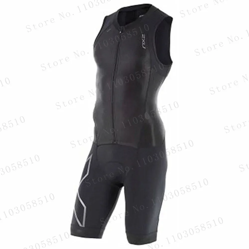 Zxu Trisuit Triathlon Men Triathlon Clothes sleeveless Cycling Skinsuits Jumpsuit Kits Summer Suit men Cycling Jerseys cycling jersey cycling suit cycling jersey set