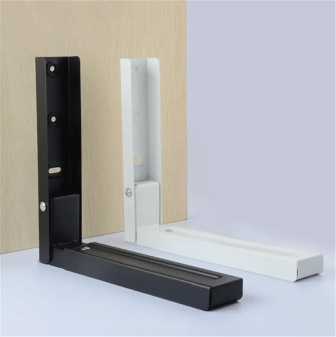 Kitchen Microwave Foldable Oven Shelf Rack Support Frame Stretch Adjustable Wall Mount Bracket Holder Kitchen Storage