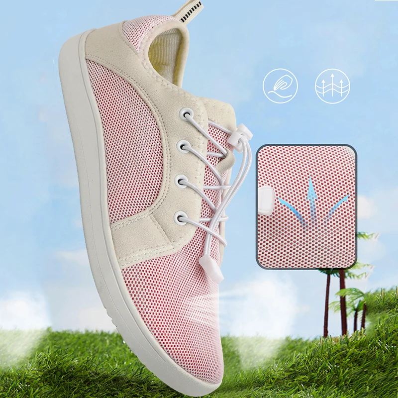 New Unisex Wider Shoes Breathable Mesh Men Barefoot Wide-toed Shoes Brand Flats Soft Zero Drop Sole Wider Toe Sneakes Large Size
