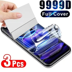 Hydrogel Screen Protector Film Set - Pack of 3 for 3Pcs (Sharp Aquos Sense 9)
