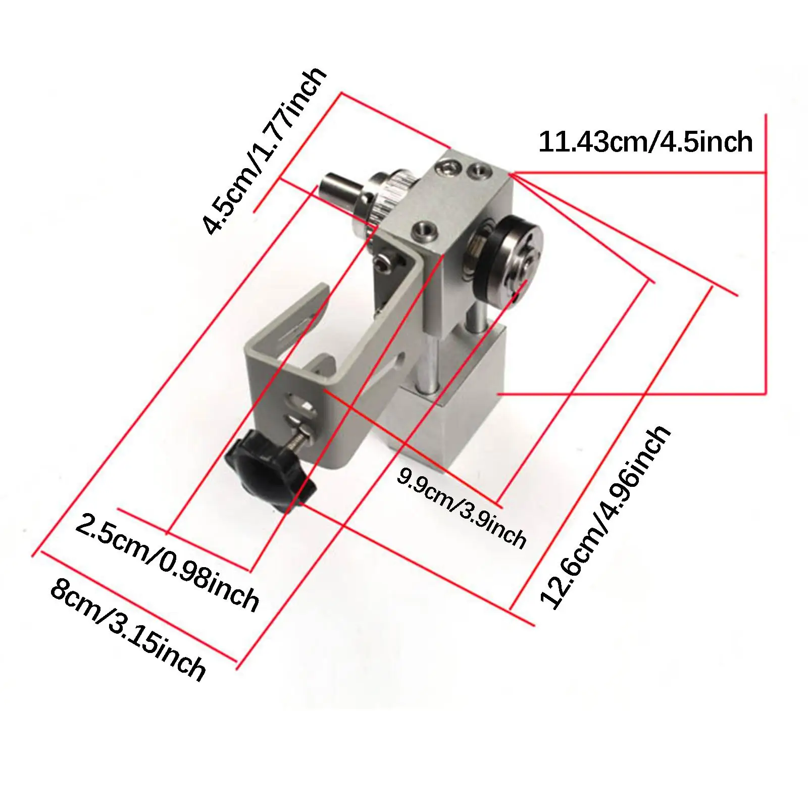 Mini Table Saw Lifting Spindle,Precision,Lightweight,Easy to Install,Woodworking