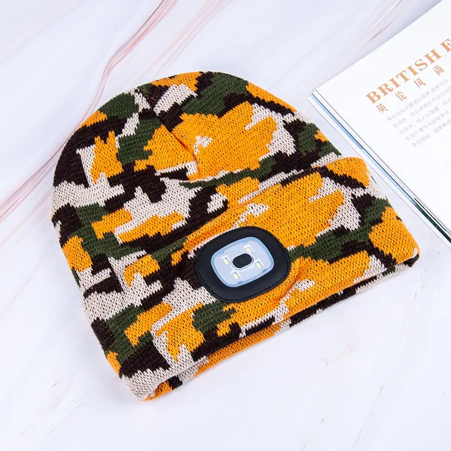 LED Beanie with USB Light 3