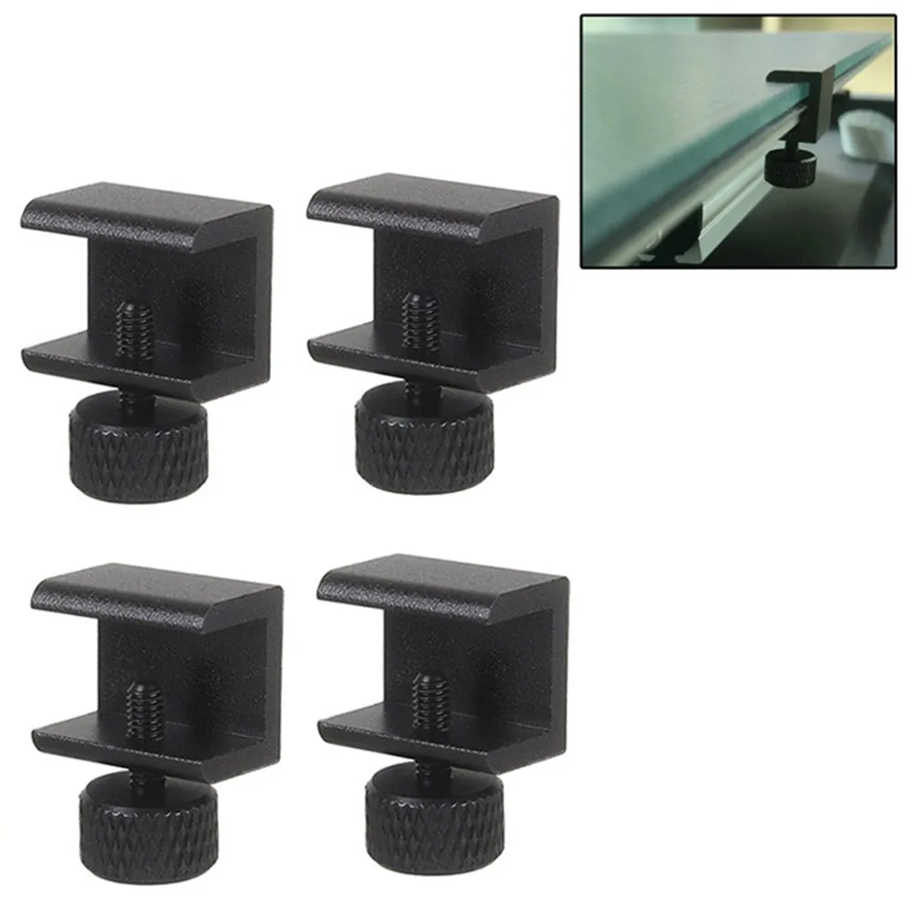 

4Pcs 6-9mm Aluminum Adjustable Bed Clips Ender 3 Heatbed Glass Fixing Clamp For CR10 Build Platform 3D Printer Accessories