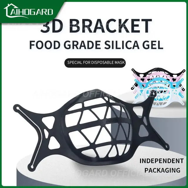 1Dc 3D -S Arcmaszk Tartó Külön Orr Száj Támogatása Légzés Asszisztens Belső Párna Szilikon Maszk Lélegző