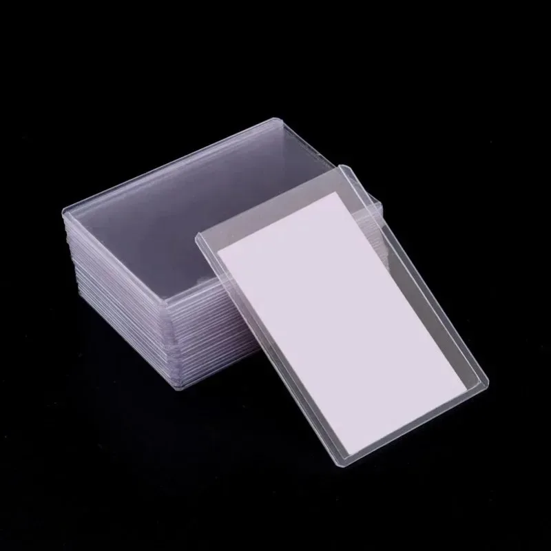 10/1Sets Clear Acrylic Coin Display Stand Holders Small Easel Rack Trading Card Toploaders Holder Support for Kpop Idol Card 3