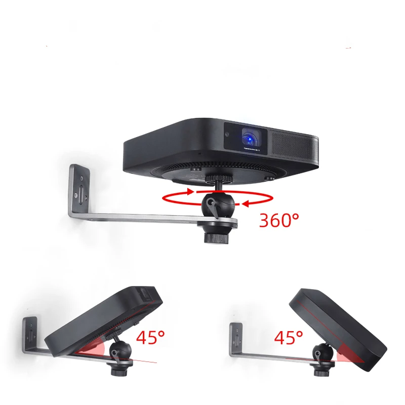 Projector Mount Bracket Universal  Projector Stand Ceiling Mount Wall Holder Hanging Bracket Holder Stand