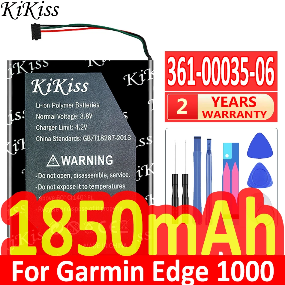 KiKiss 1850mAh 361 00035 06 Battery For Garmin Edge 1000 Edge EXPLORE 1000  Approach G8 GPS DI44EJ18B60HK Battery + Free Tools| | - AliExpress