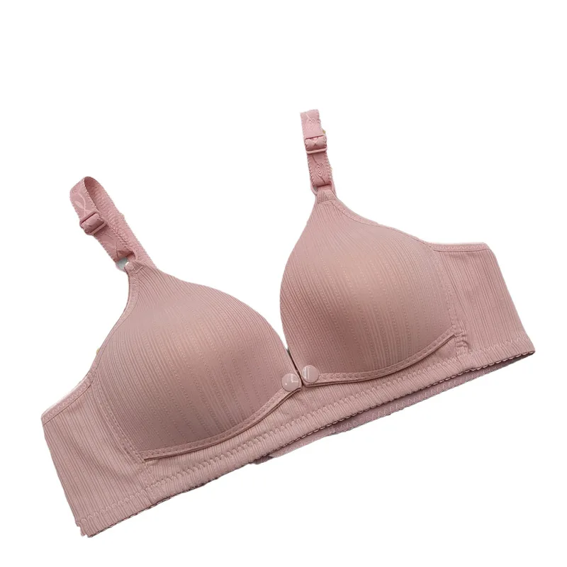 Breastfeeding bra Comfortable collapsible non-underwire maternity bra during pregnancy nursing bra 5