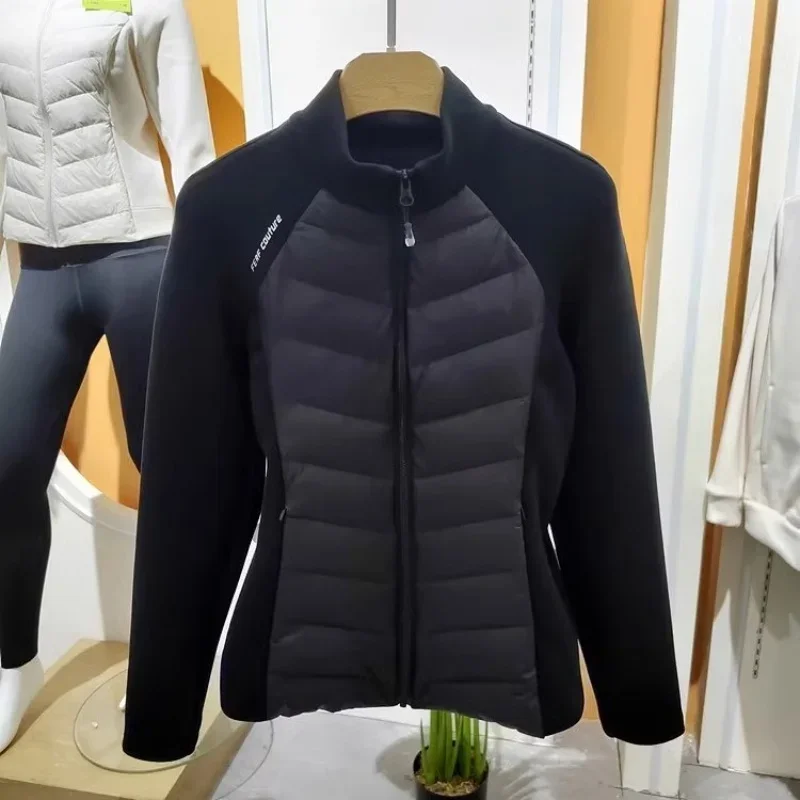 Women Horse Riding Riding Down Jackets Winter Windproof Lightweight Warm Coat White Duck Filling Horse Riding equitation - Image 4
